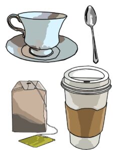 coffee, cup, tea